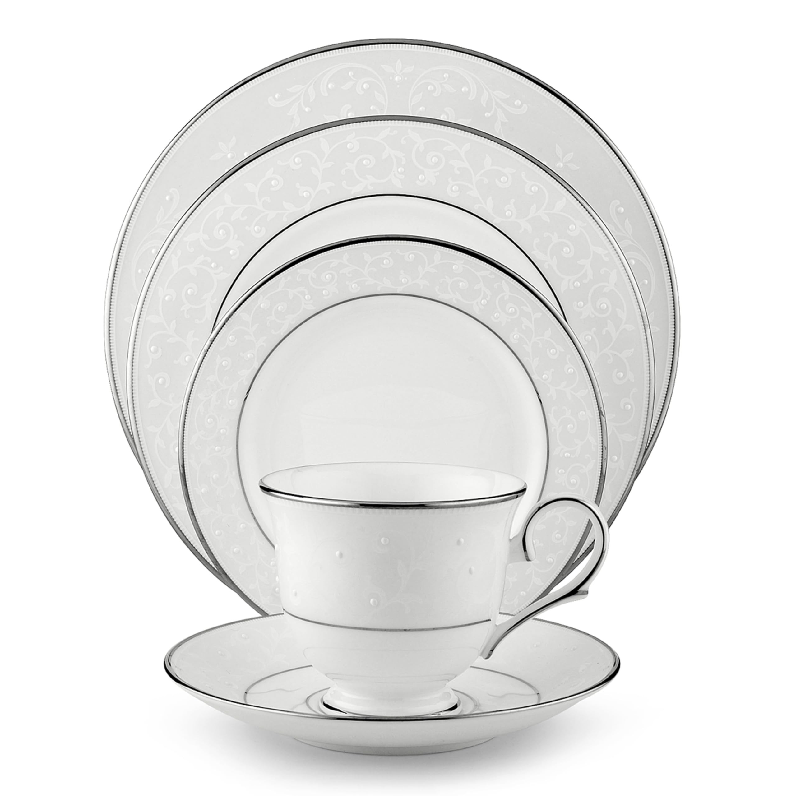 Lenox Opal Innocence Carved 20-Piece Dinnerware Set